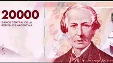 Los billetes de $20.000 comenzarán a circular a finales de octubre