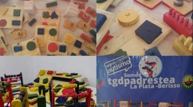 Presos de una cárcel de La Plata construyen juguetes para niños del espectro autista