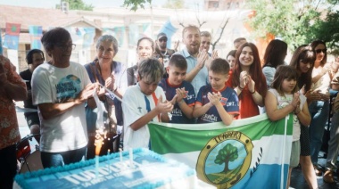 Otermín participó de los festejos por el 50 Aniversario de Turdera