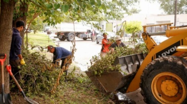 Provincia refuerza acompañamiento en Olavarría y Nueve de Julio tras el temporal