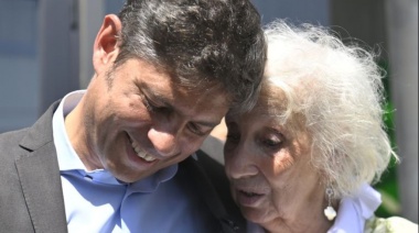 Junto a Estela de Carlotto, Kicillof inauguró la puesta en valor de un excentro de detención