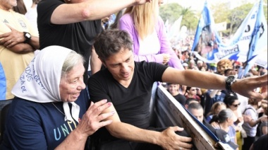 Kicillof participó de la marcha por el Día Nacional de la Memoria por la Verdad y la Justicia