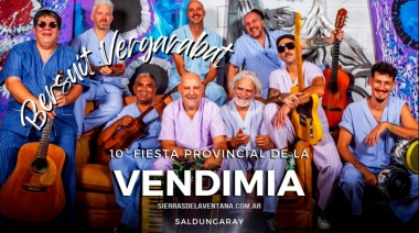 Saldungaray celebra la 10º Fiesta de la Vendimia con espectáculos, vino bonaerense y cocina en vivo