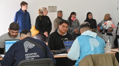 Bahía Blanca: El Registro Provincial de las Personas realizó más de 1.000 trámites gratuitos