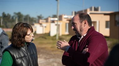 Batakis y Álvarez recorrieron cuatro obras en ejecución en General Paz