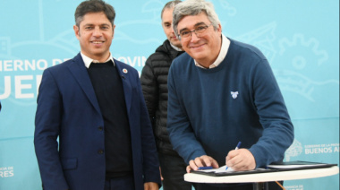 Kicillof y Rodríguez firmaron un convenio para multiplicar una semilla forrajera
