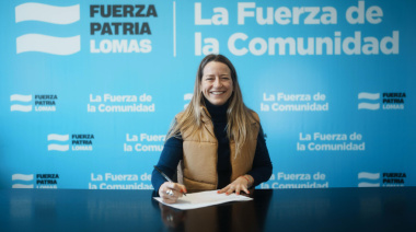 Federico Otermín impulsó a Sol Tischik para encabezar la lista de concejales de Fuerza Patria en Lomas de Zamora