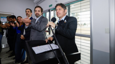 Kicillof inauguró un CAPS en Junín: "El ajuste hizo que la demanda en el hospital provincial creciera un 65%"