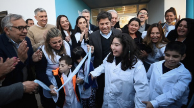 Kicillof inauguró el nuevo edificio de la Escuela de Educación Especial N°536 en La Plata