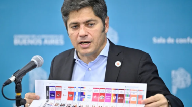 Kicillof dijo que lo de Milei "es una megaestafa" y que Trump es su "jefe de campaña"