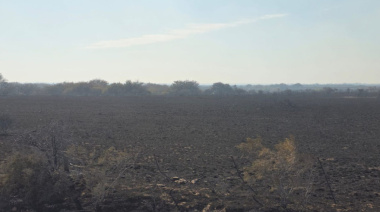 Incendio rural en el sur de Puan ya afectó más de 10 mil hectáreas