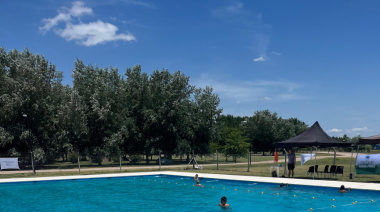 Roque Pérez abrió su Natatorio municipal con pileta semiolímpica