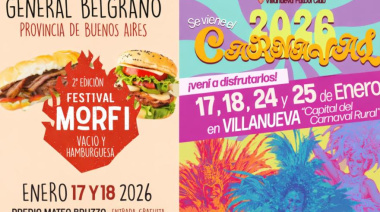 Festival Morfi en General Belgrano y el Carnaval Rural en Villanueva prometen un fin de semana de fiesta