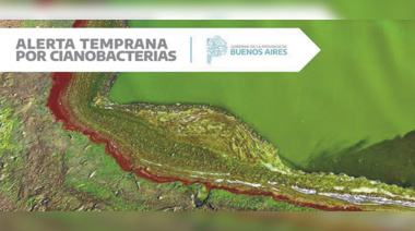 Doce lagunas bonaerenses en alerta naranja por cianobacterias y Pehuajó en rojo