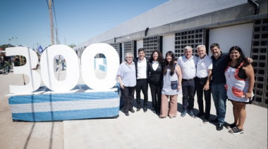 Kicillof inauguró en Berazategui el edificio educativo N°300 de su gestión