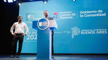 Lomas sede del Pre Cosapro de la Región Sanitaria VI: Otermín y Kreplak abrieron el encuentro