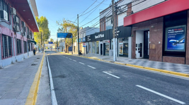 Pilar Centro: Se reabre el tránsito en la calle Ituzaingó entre Ruta 8 e Yrigoyen