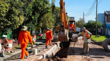Avanza el plan hídrico: nuevas obras para mejorar la vida en los barrios