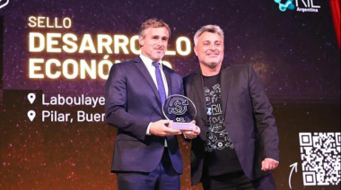 Pilar fue premiado en Rosario por sus avances en tecnología.