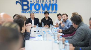 Otermín junto a intendentes debatieron con el Ministerio de Seguridad la reforma de la Ley de Seguridad Pública