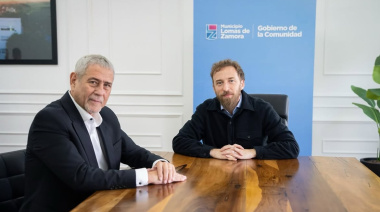 Federico Otermín recibió a Jorge Ferraresi en Lomas de Zamora para articular iniciativas de gestión