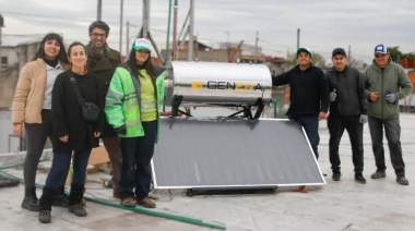 Clubes de La Matanza incorporan termotanques solares para bajar el gasto energético