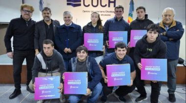 Bianco y Britos inauguraron obras en el Centro Universitario de Chivilcoy