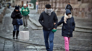 Anuncian lluvias intensas y heladas de hasta -5 grados en la provincia
