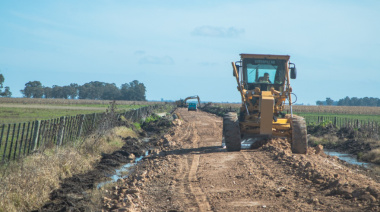 Puerto Quequén contrató máquinas con fondos propios para arreglar la RN 228