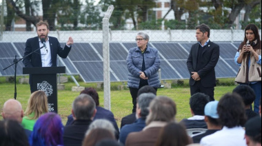 Otermín, Kicillof y Vilar presentaron el programa "Empleo Verde" en Fiorito