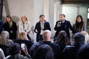Otermín y Kicillof juntos en Lomas: recorrieron la obra de la nueva escuela especial 508