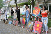 Vuelve el arte a Alvear: galería a cielo abierto con música, fotos y artistas locales