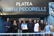 Chiqui Tapia recorrió el club y participó de la inauguración de la Platea Edith Pecorelli
