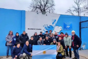 Soberanía y pertenencia: El Club Atlético Temperley señalizó la distancia hacia las Islas Malvinas